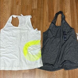 GAP Women's Tank Tops - White and Gray